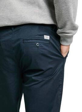 Pantalon chino azul marino para hombre de Pepe Jeans.