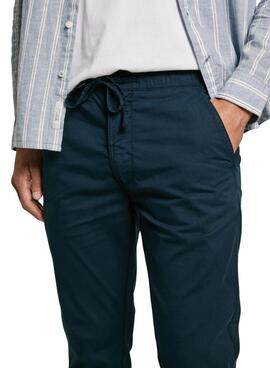 Pantalon Pepe Jeans Comfort Chino bleu pour homme