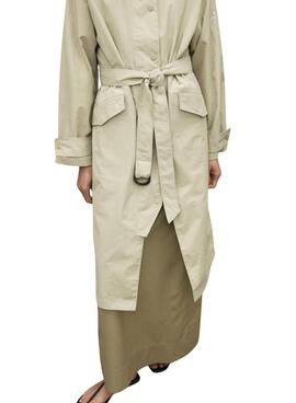 Veste Ecoalf Juno beige pour femme
