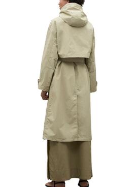 Veste Ecoalf Juno beige pour femme