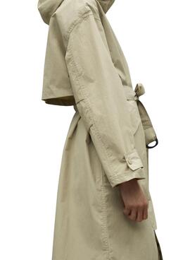 Veste Ecoalf Juno beige pour femme