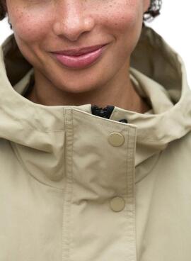 Veste Ecoalf Juno beige pour femme