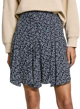Jupe Pepe Jeans Cassandra bleu marine pour femme