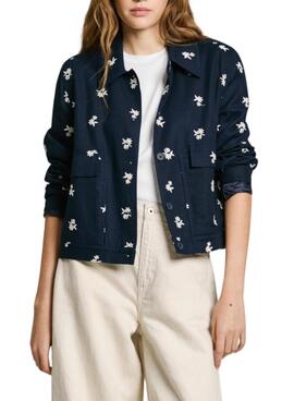 Veste Pepe Jeans Georgina bleu marine pour femme