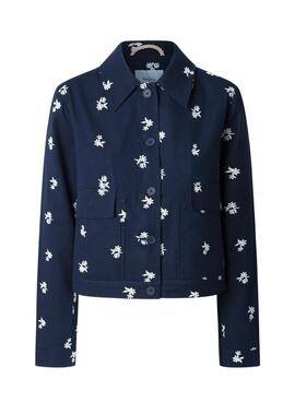Veste Pepe Jeans Georgina bleu marine pour femme