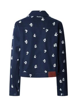 Veste Pepe Jeans Georgina bleu marine pour femme