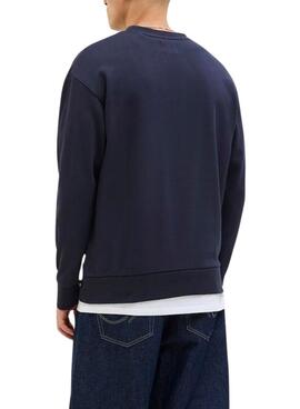 Sweatshirt Jack and Jones Beau marine pour homme