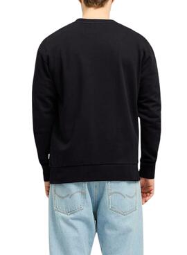 Sweat-shirt Jack and Jones Beau noir pour homme