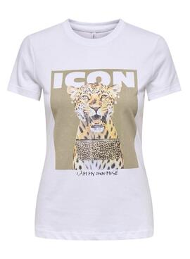 Maillot blanc Only Vibe pour femme