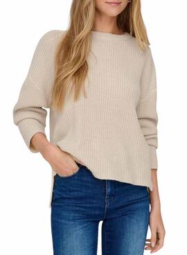 Maillot Lluna beige pour femme.