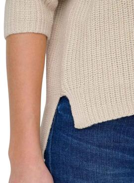 Maillot Lluna beige pour femme.