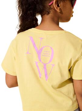 T-shirt Only Gleona jaune pour fille