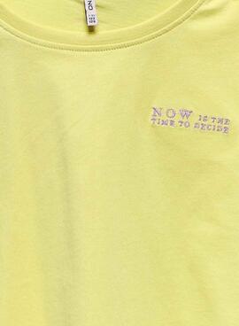 T-shirt Only Gleona jaune pour fille