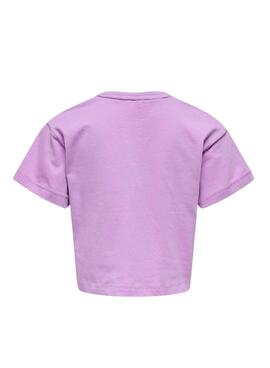 T-shirt Only Kids Gleona rose pour fille