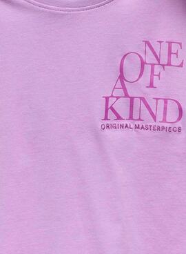 T-shirt Only Kids Gleona rose pour fille