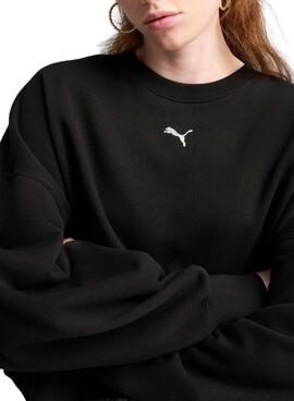 Sweat à capuche Puma Wardrobe noir pour femme