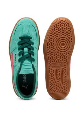 Chaussures Puma Palermo turquoise pour femme