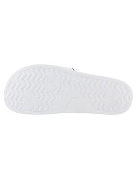 Claquettes Puma Leadcat blanches pour femmes et hommes