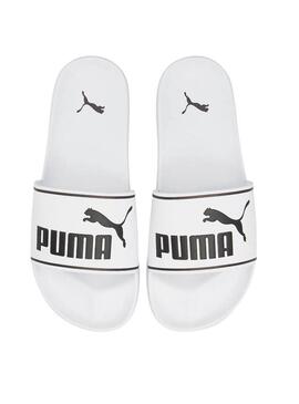 Claquettes Puma Leadcat blanches pour femmes et hommes