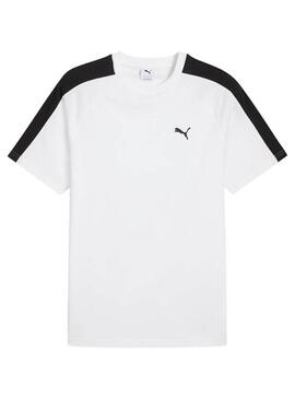 T-shirt Puma T7 blanc pour homme