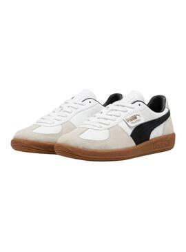 Chaussures Puma Palermo blanc et noir pour femme et homme