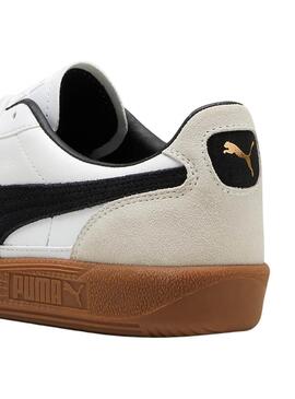 Chaussures Puma Palermo blanc et noir pour femme et homme