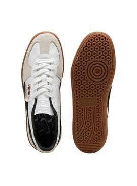 Chaussures Puma Palermo blanc et noir pour femme et homme
