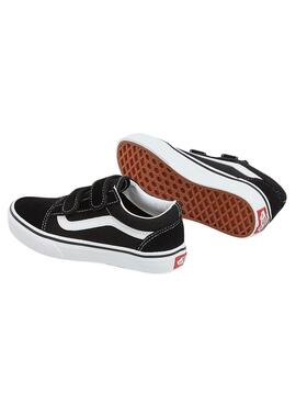 Chaussures Vans UY Old Skool Blanc et noir Kids