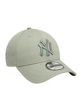 Casquette New Era Yankees verte pour femme