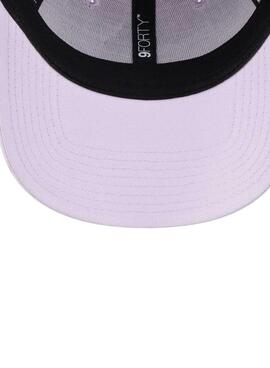 Casquette New Era Yankees violette pour femme