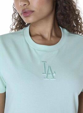 Maillot New Era Athletics turquoise pour femme