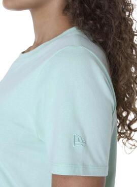 Maillot New Era Athletics turquoise pour femme
