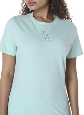 Maillot New Era Athletics turquoise pour femme
