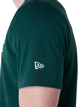 T-shirt New Era Athletics verte pour homme