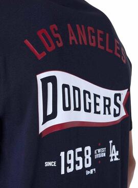 T-shirt New Era Dodgers bleu marine pour homme