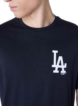 T-shirt New Era Dodgers bleu marine pour homme
