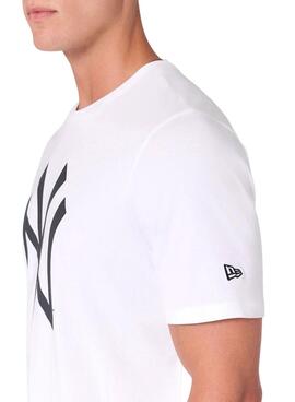 T-shirt New Era régulière blanc pour homme