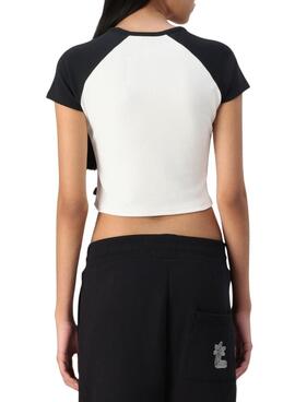Maillot Converse Colorblock noir et blanc pour femme