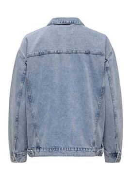 Veste Only Ocean bleue pour femme.