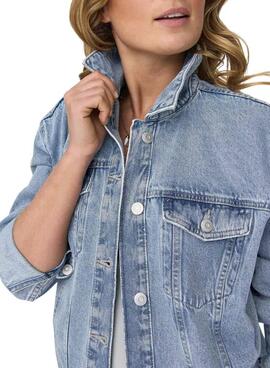 Veste Only Ocean bleue pour femme.