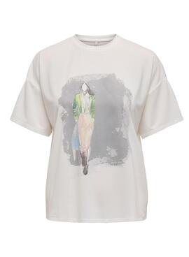 T-shirt Only Melina pour femme