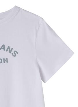 T-shirt Pepe Jeans Zoe blanc pour fille