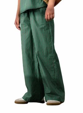 Pantalon Name It Filaura vert pour fille.