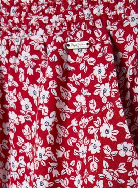 Pantalon Pepe Jeans Harriet rouge pour fille
