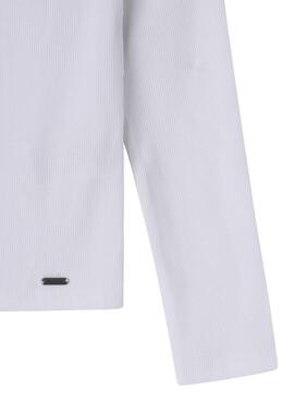 T-shirt Pepe Jeans Greta blanc pour fille