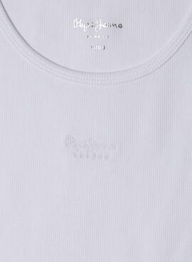 Débardeur blanc pour fille Pepe Jeans Jane.