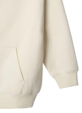 Sweat Pepe Jeans Julia beige pour fille