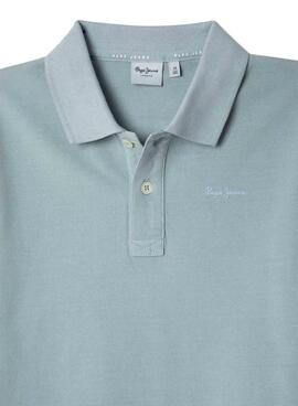 Polo Pepe Jeans Cael bleu pour garçon