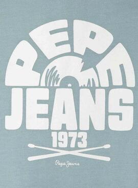 Polo Pepe Jeans Cael bleu pour garçon
