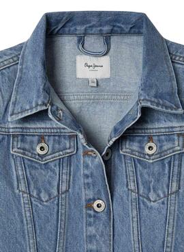 Veste en jean Pepe Jeans Cropped pour fille